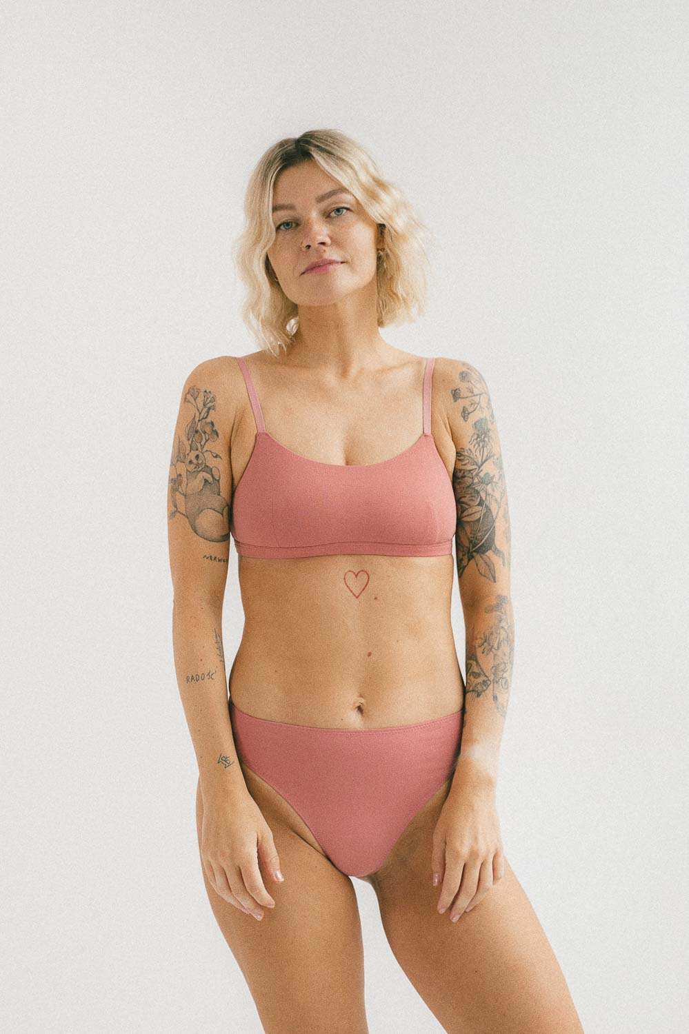 Bralet top Mia z certyfikowanej bawełny organicznej - Myunds.com