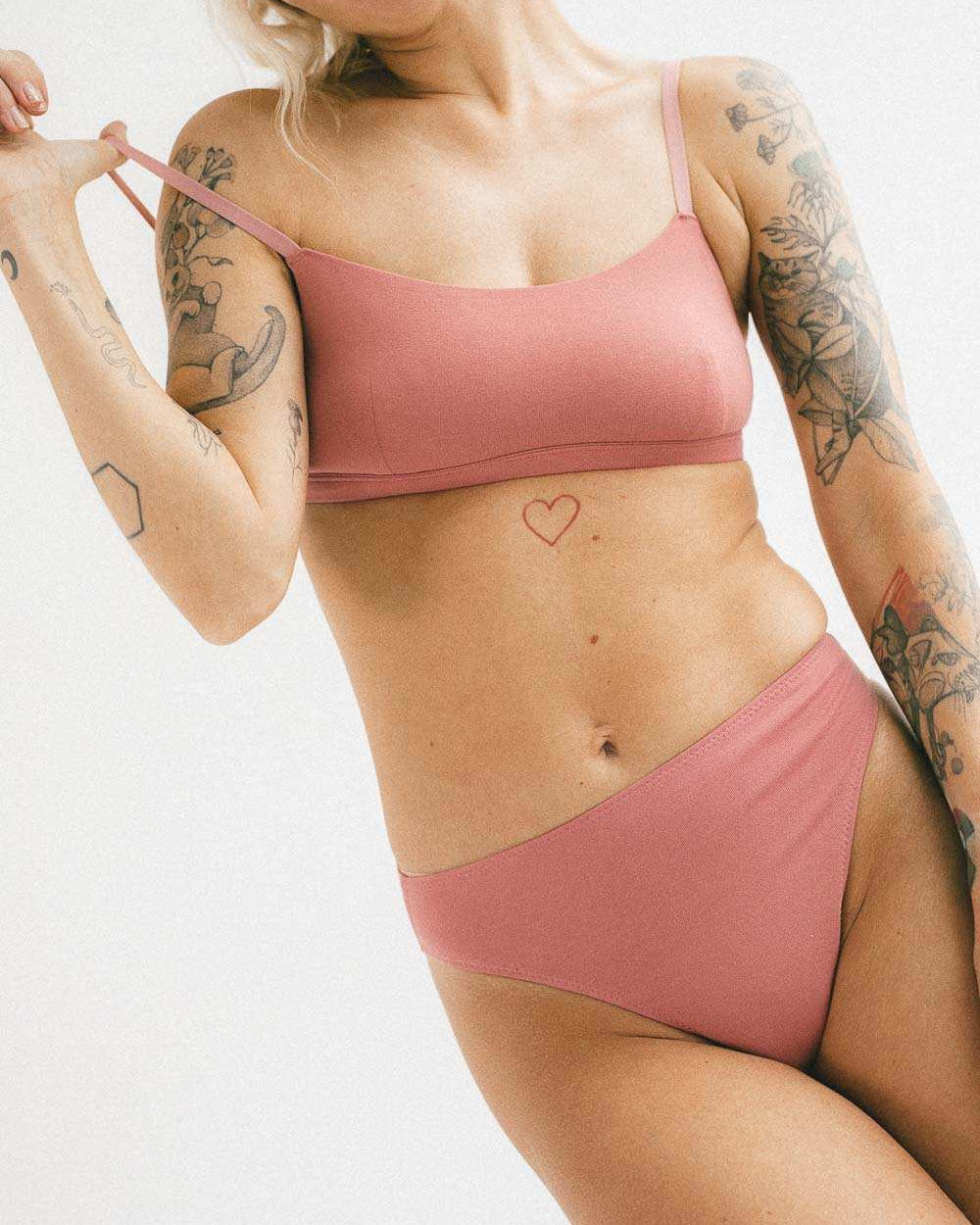 Bralet top Mia z certyfikowanej bawełny organicznej - Myunds.com