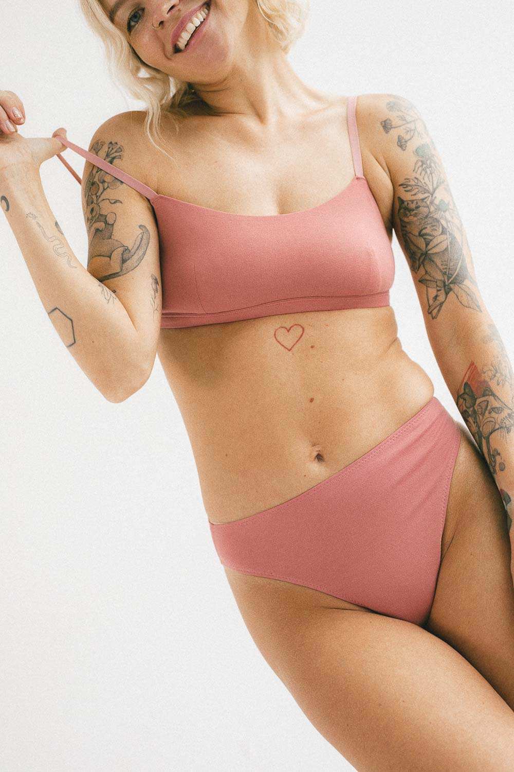 Bralet top Mia z certyfikowanej bawełny organicznej - Myunds.com