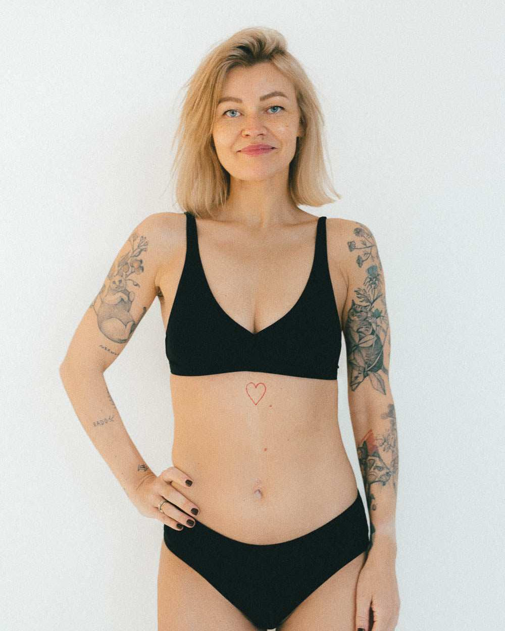 Bralet Via z certyfikowanej bawełny organicznej - Myunds.com