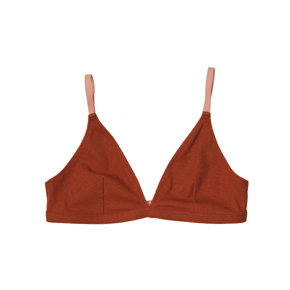 Bralet Rui z certyfikowanej bawełny prążkowanej