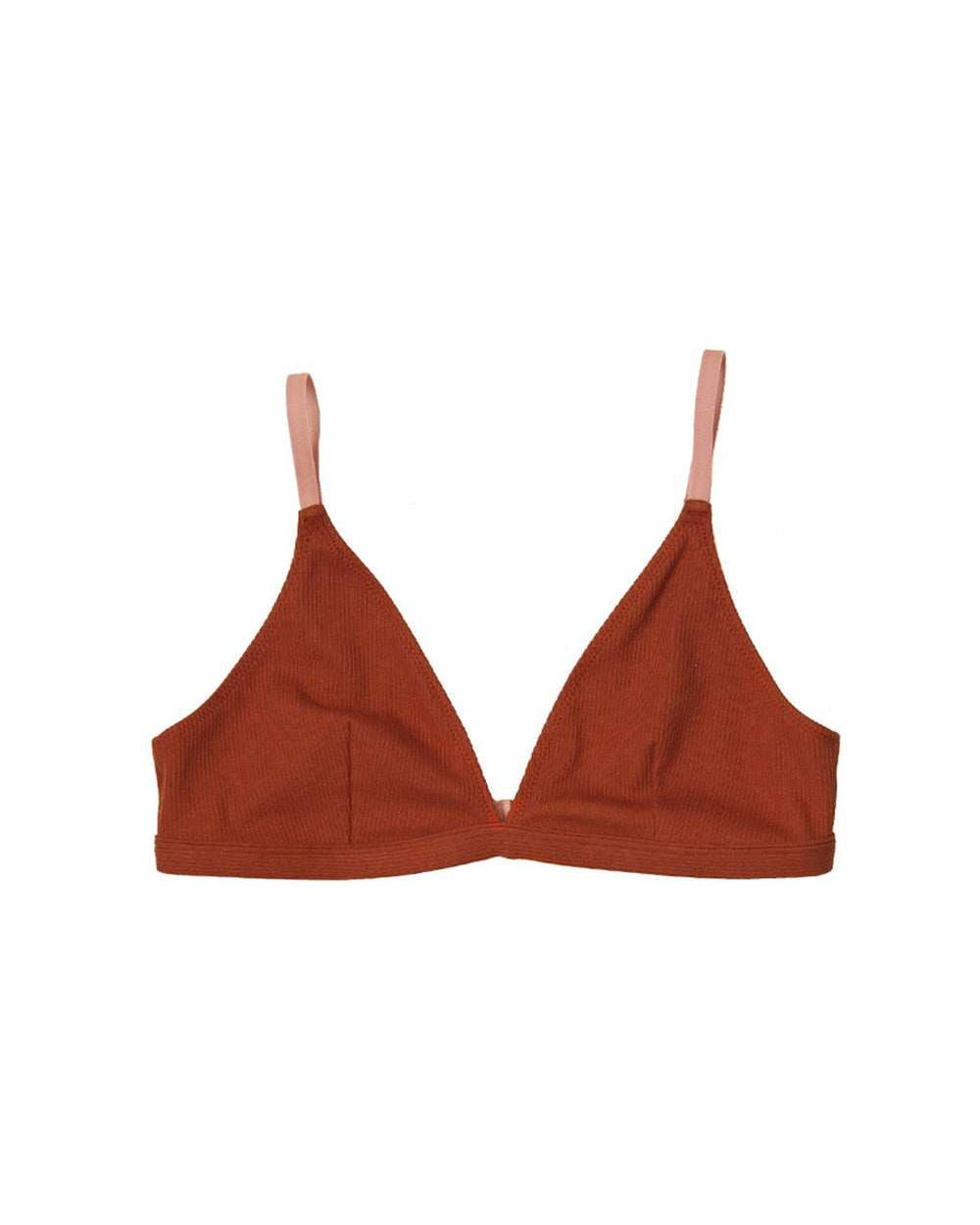 Bralet Rui z certyfikowanej bawełny prążkowanej - Myunds.com