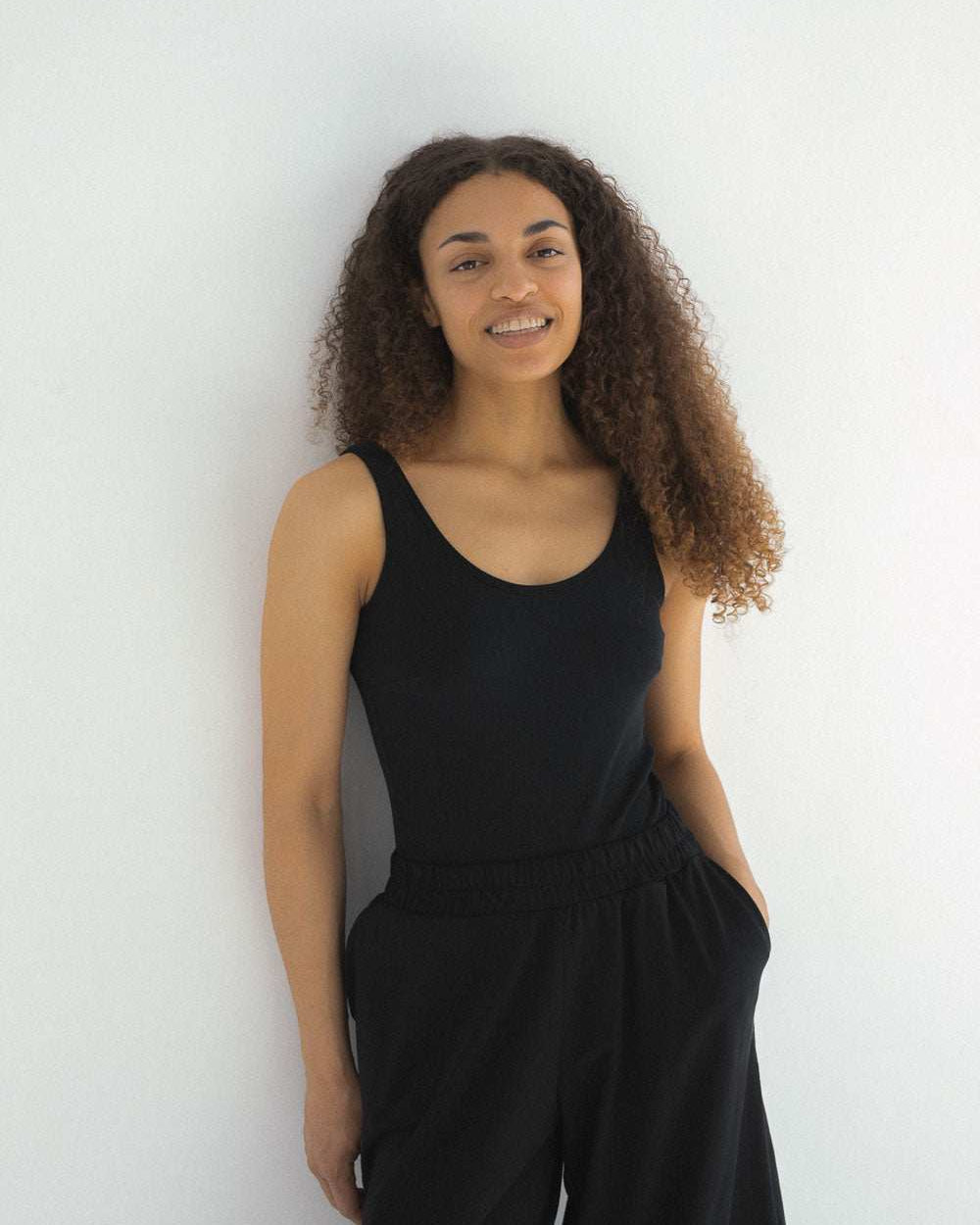 Koszulka Tank top damski Ria z bawełny organicznej - Myunds.com