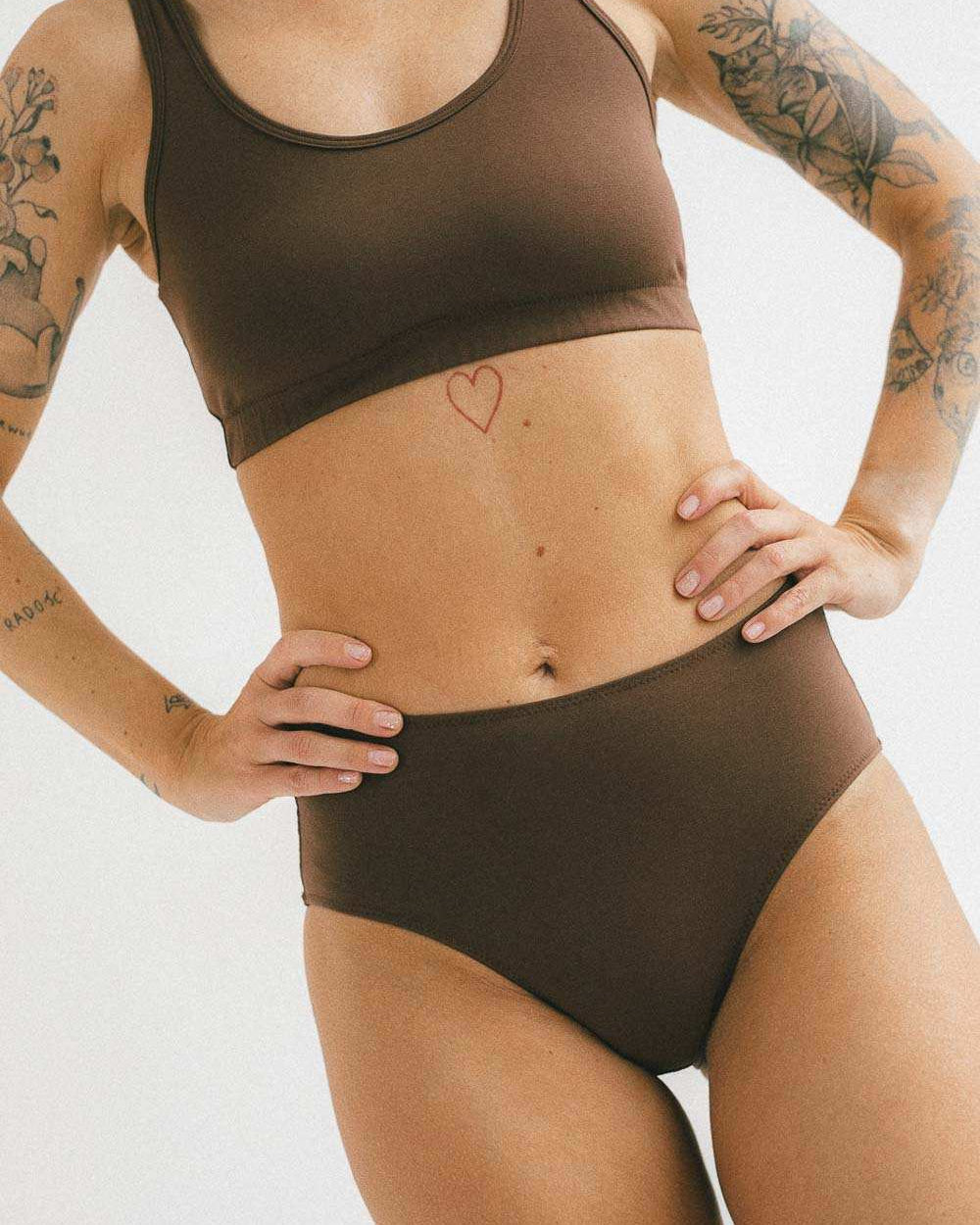 Bralet Maya z certyfikowanej bawełny organicznej - Myunds.com