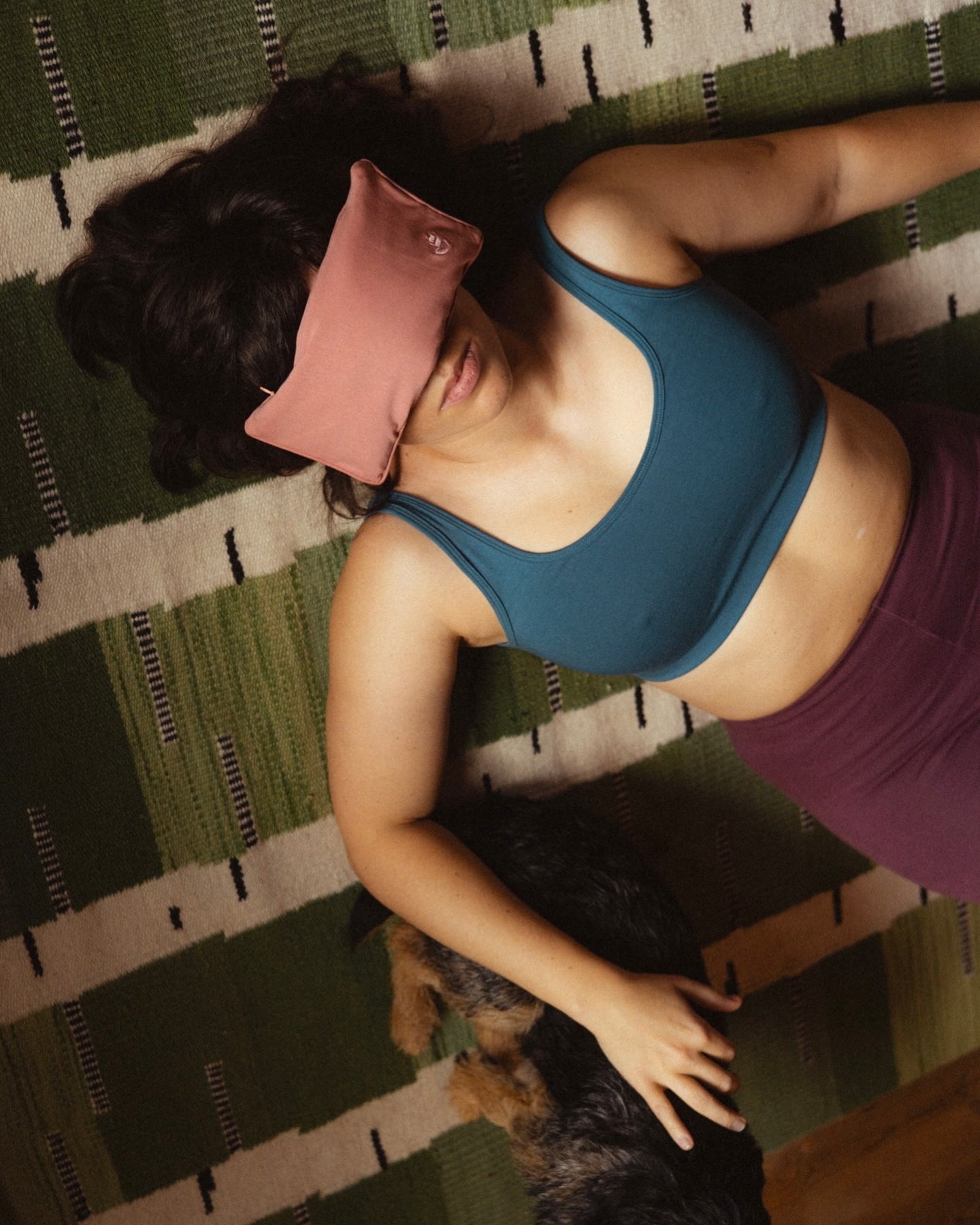 Poduszka na oczy z siemieniem lnianym i lawendą myUnds x Plantule