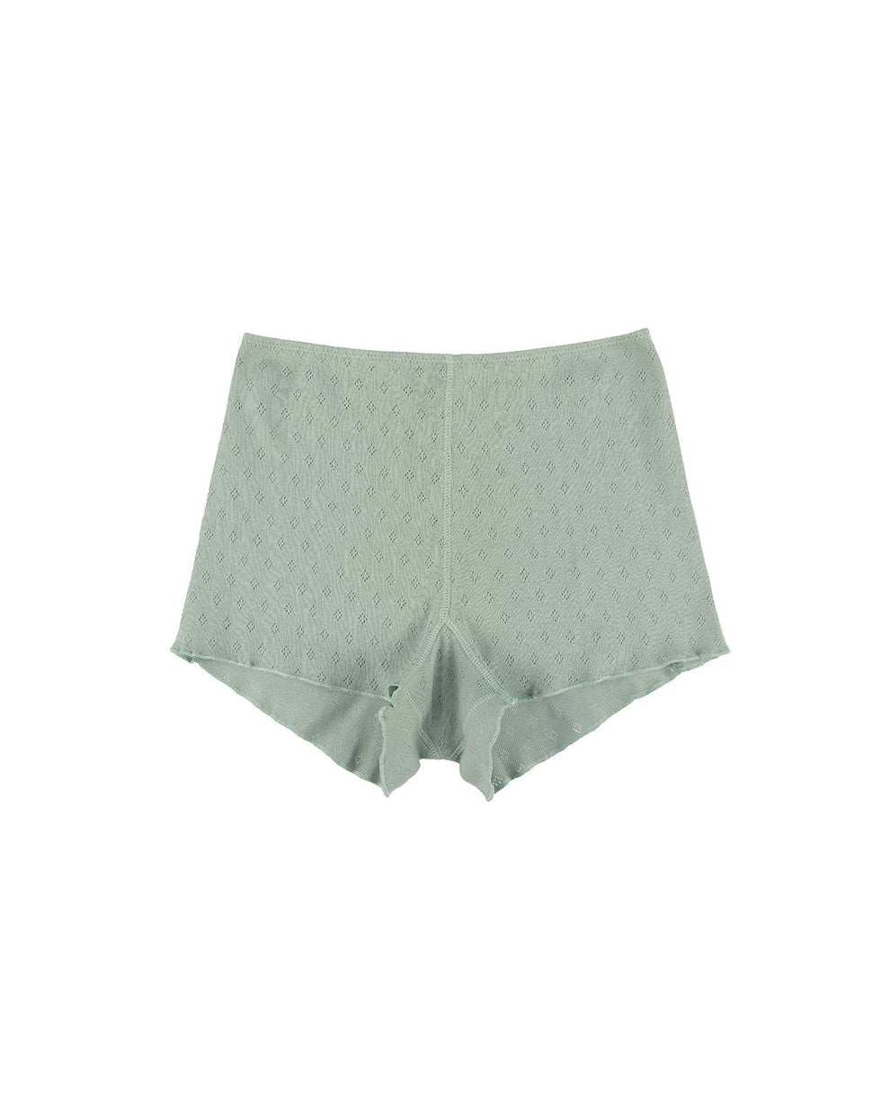 Majtki bokserki Flare z certyfikowanej bawełny Pointelle - Myunds.com