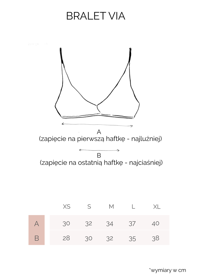 Tabela rozmiarów