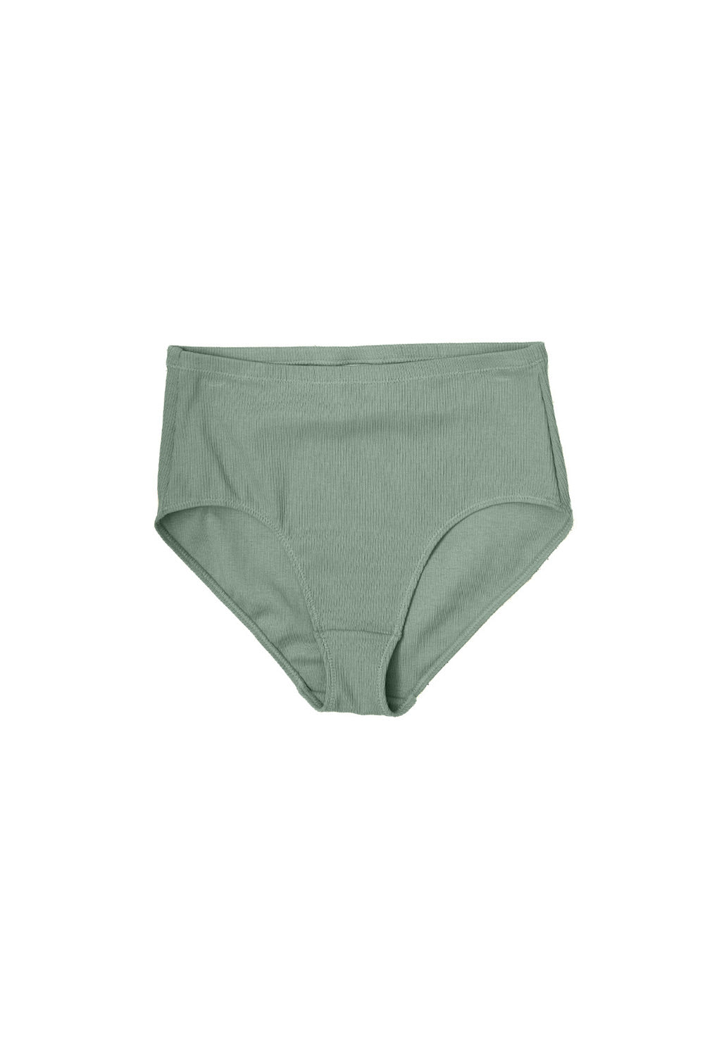 Majtki wysokie Bea z certyfikowanej bawełny prążkowanej