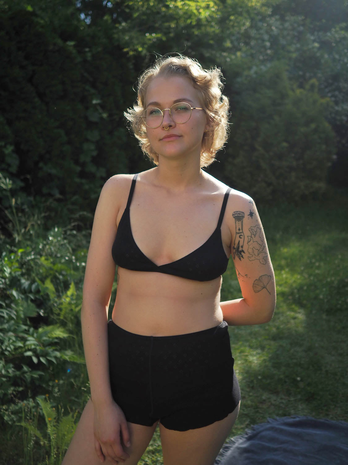 Bralet Rui Flare z certyfikowanej bawełny Pointelle