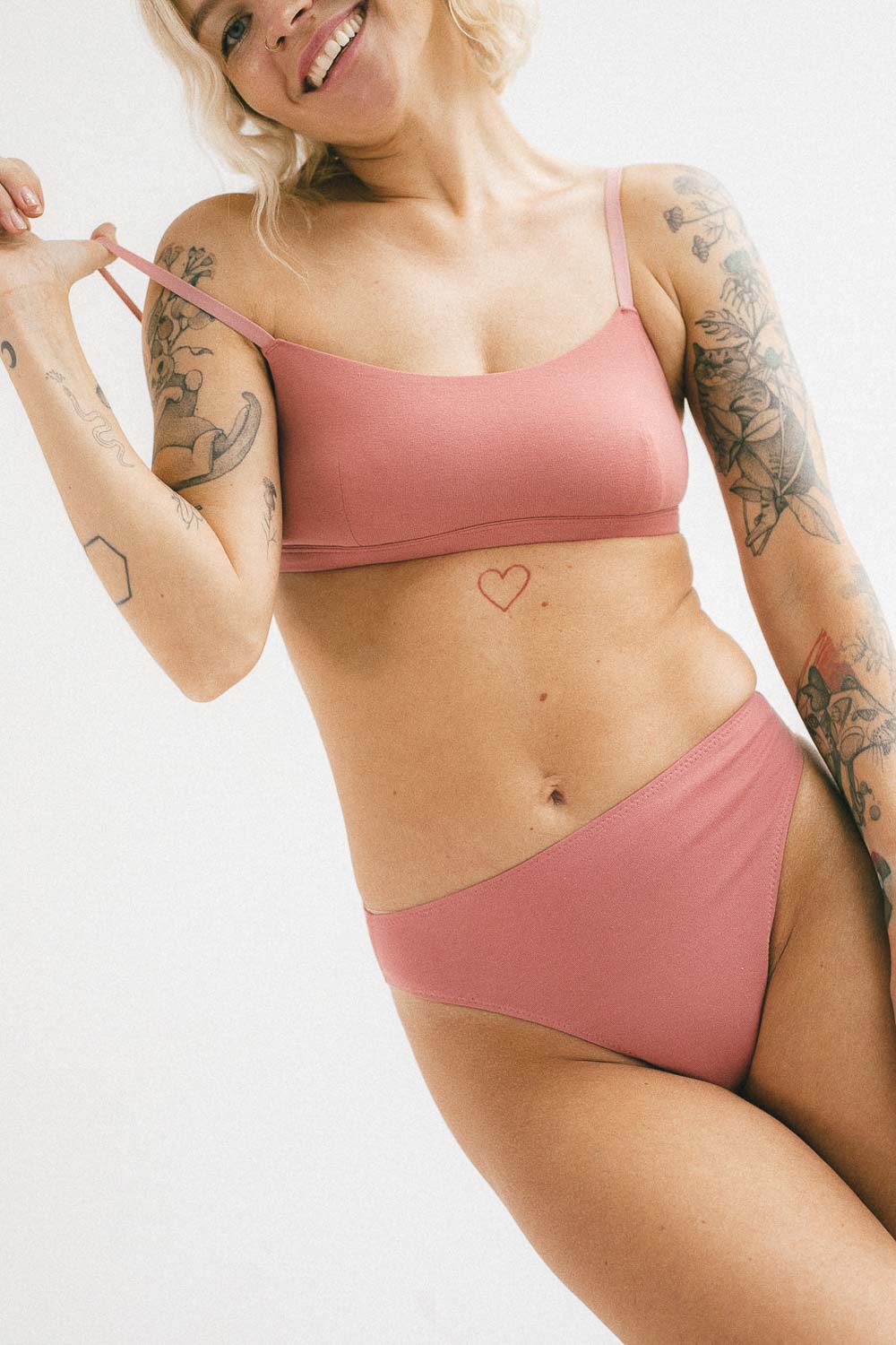 Bralet top Mia z certyfikowanej bawełny organicznej