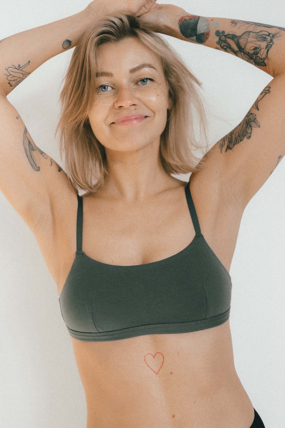 Bralet top Mia z certyfikowanej bawełny organicznej