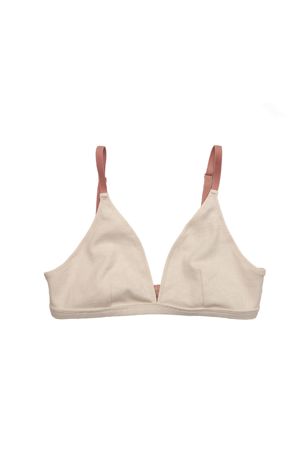 Bralet Rui z certyfikowanej bawełny prążkowanej