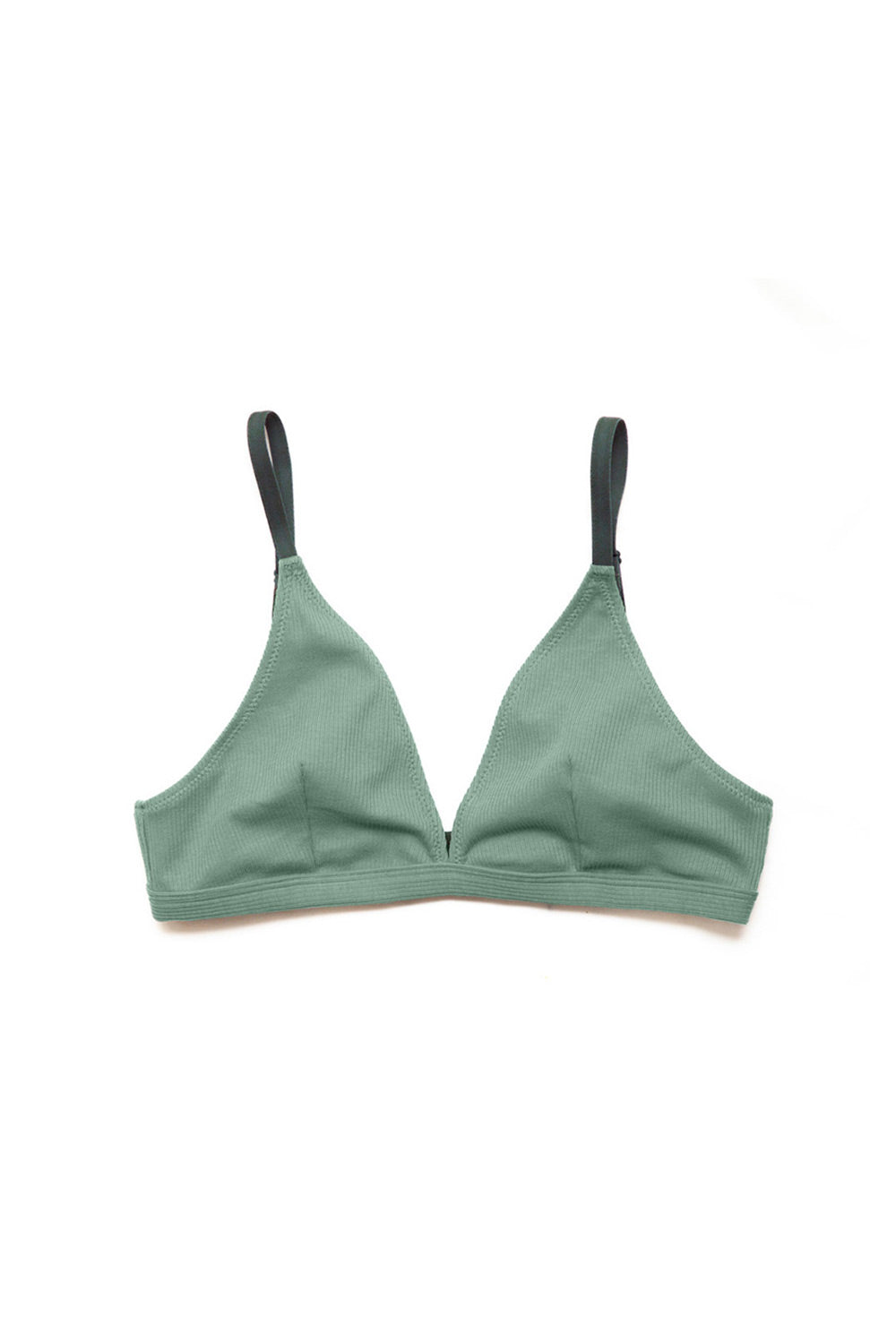 Bralet Rui z certyfikowanej bawełny prążkowanej
