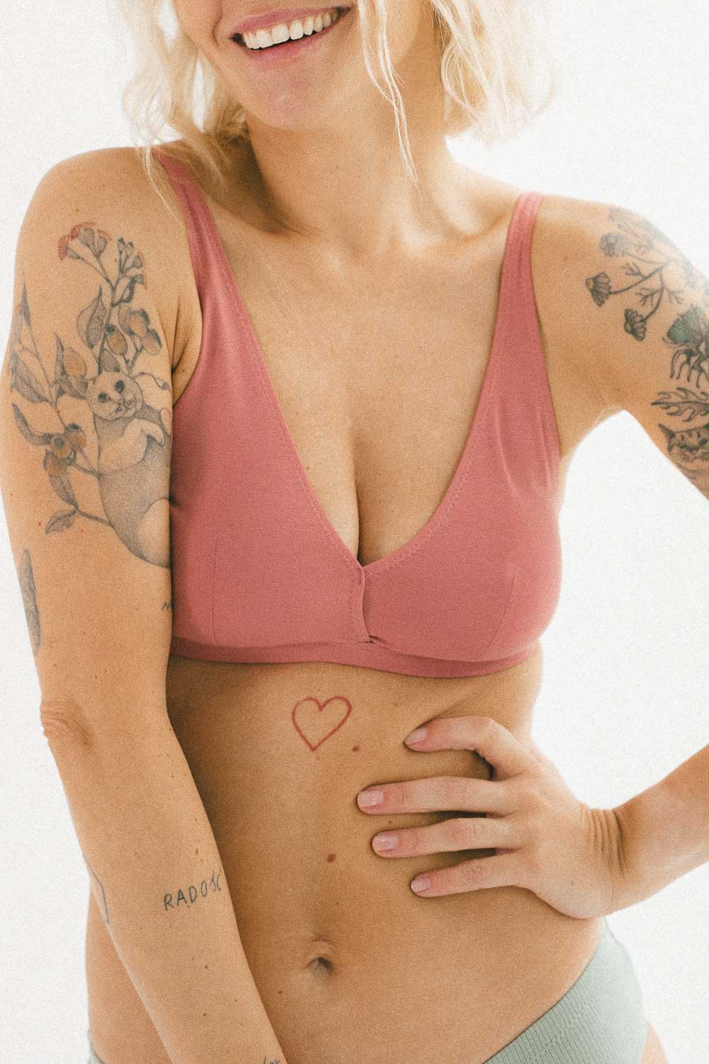 Bralet Via z certyfikowanej bawełny organicznej