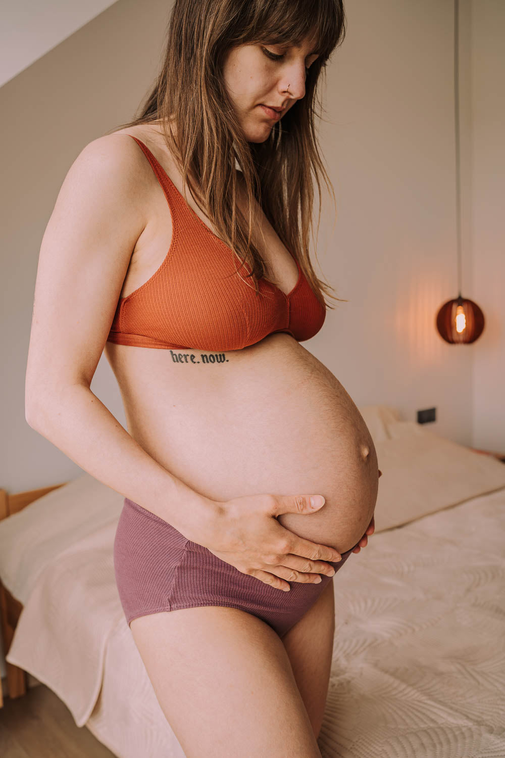 Bralet Via z certyfikowanej bawełny prążkowanej