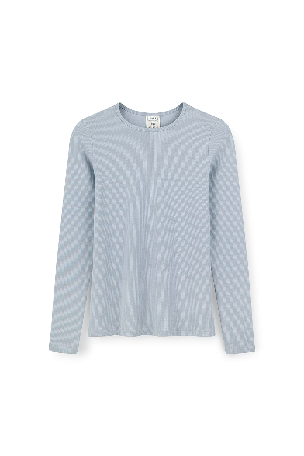 Women's longsleeve in certified ribbed cotton