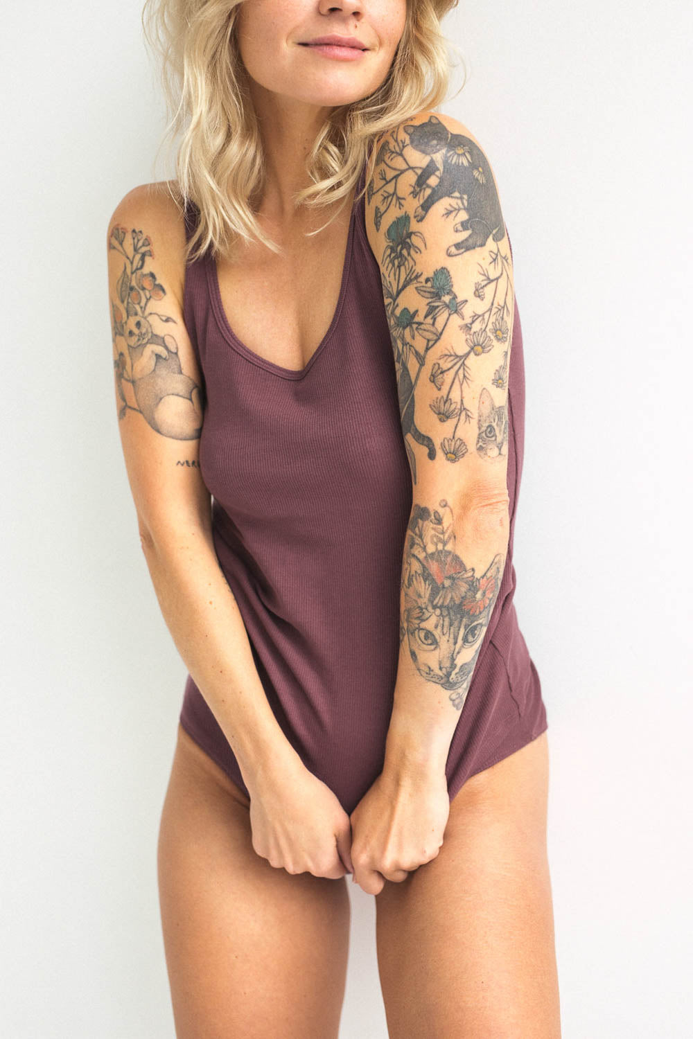 Koszulka Tank top Ria z certyfikowanej bawełny prążkowanej