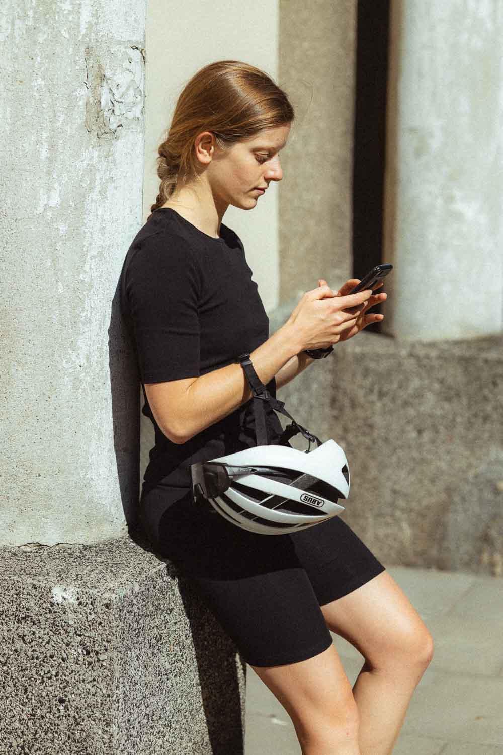 Bikery z certyfikowanej bawełny prążkowanej