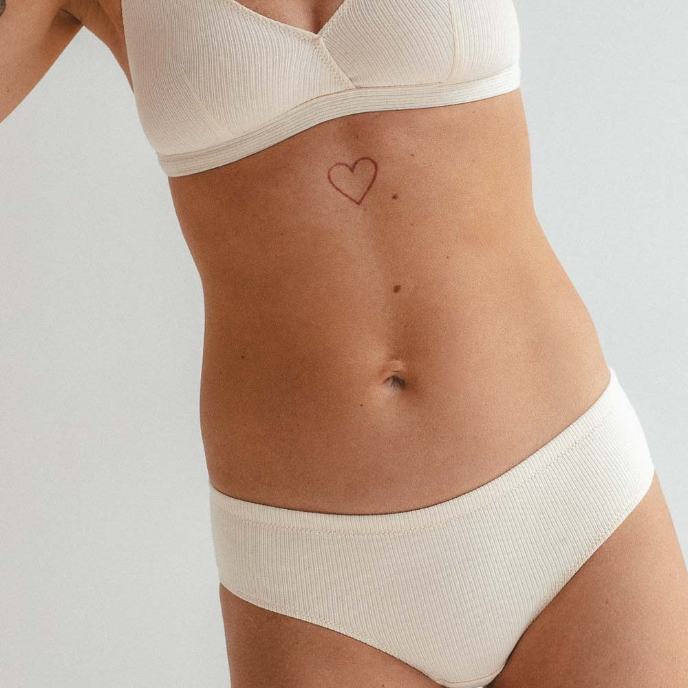 Gia Briefs in Ribbed Cotton