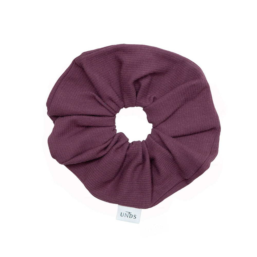 Ribbed Cotton Scrunchie | Upcycled Hair Tie