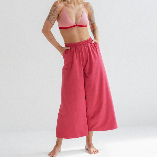 Kuloty Mos – bawełna GOTS – kolor spicy pink | myUnds