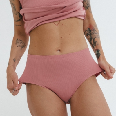 MyUnds majtki Bea prążkowane blush