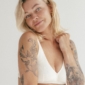 myUnds bralet Via white sand